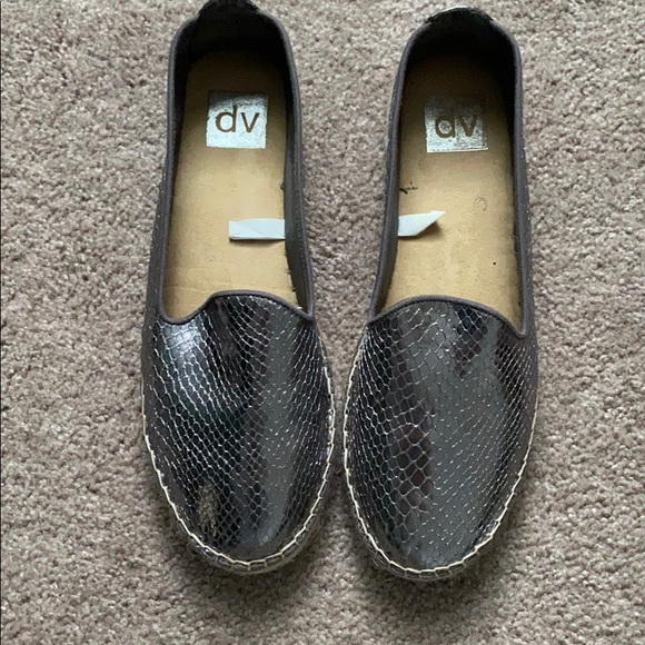 DV Dolce Vita Tia Espadrille Flats Pewter - Picture 2 of 14